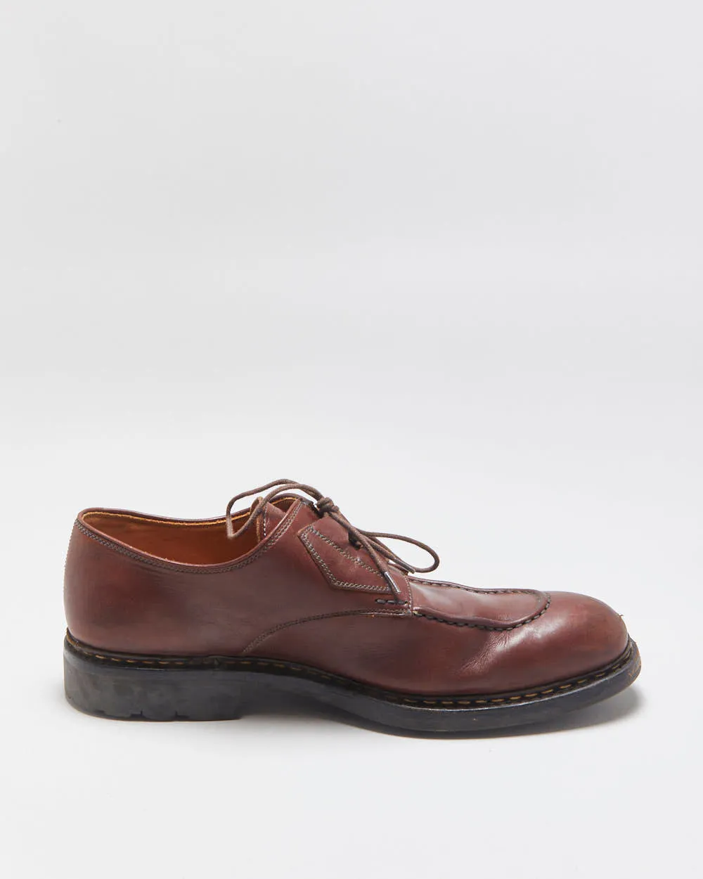 Heschung Chestnut Brown Norwegian Leather Sumac Derbies - UK10 sold by Rokit product image thumbnail 2
