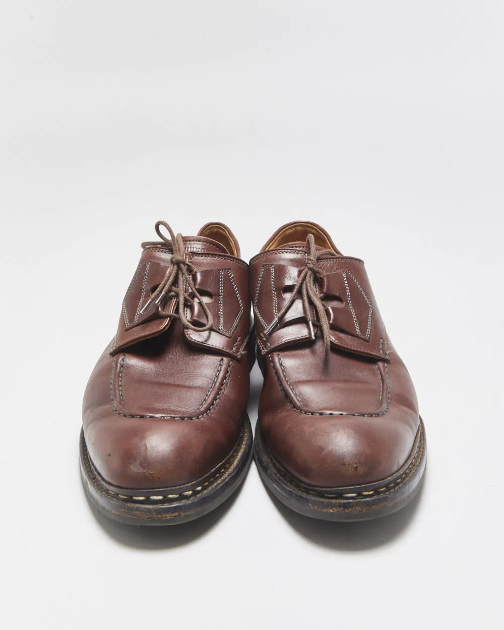 Heschung Chestnut Brown Norwegian Leather Sumac Derbies - UK10 sold by Rokit product image thumbnail 5