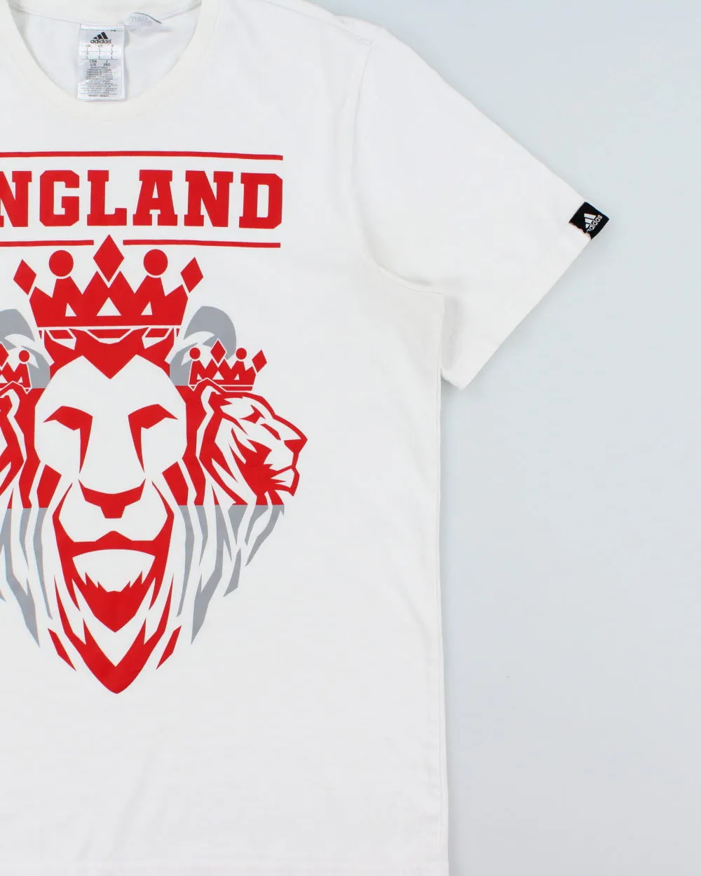 Vintage Adidas England Football Climalite Crewneck T-Shirt - L sold by Rokit product image thumbnail 3
