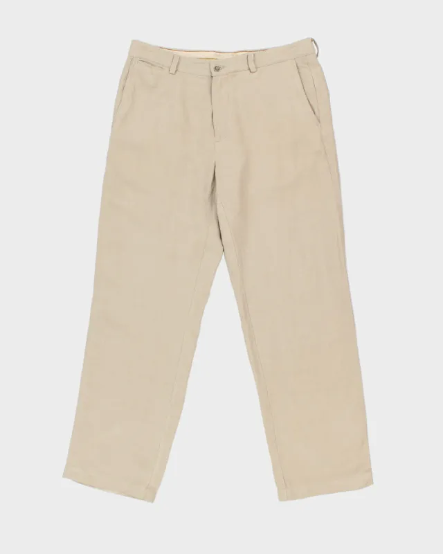 Vintage Tommy Bahama Relaxed Fit Linen Trousers - W34 L30 made by Tommy Bahama