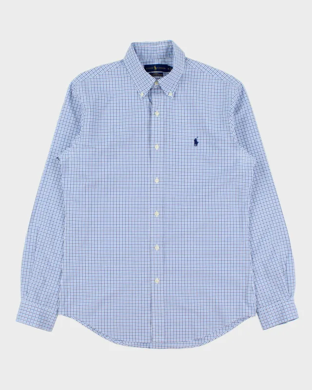 Vintage Ralph Lauren Slim Fit Checked Long Sleeve Shirt - M made by Ralph Lauren