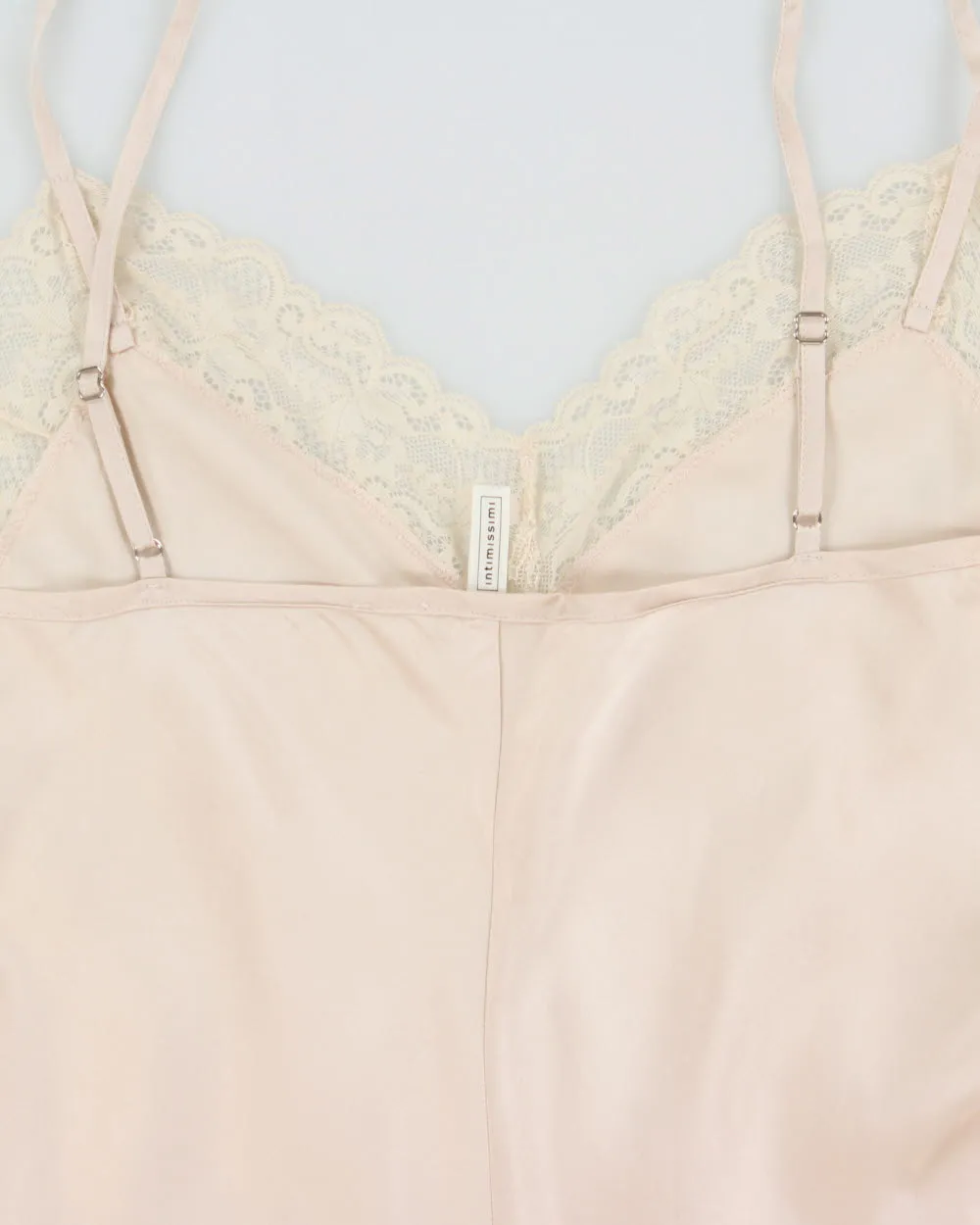 Vintage 2000s Intimissimi Lace Trim Satin Cami Top - S sold by Rokit product image thumbnail 5