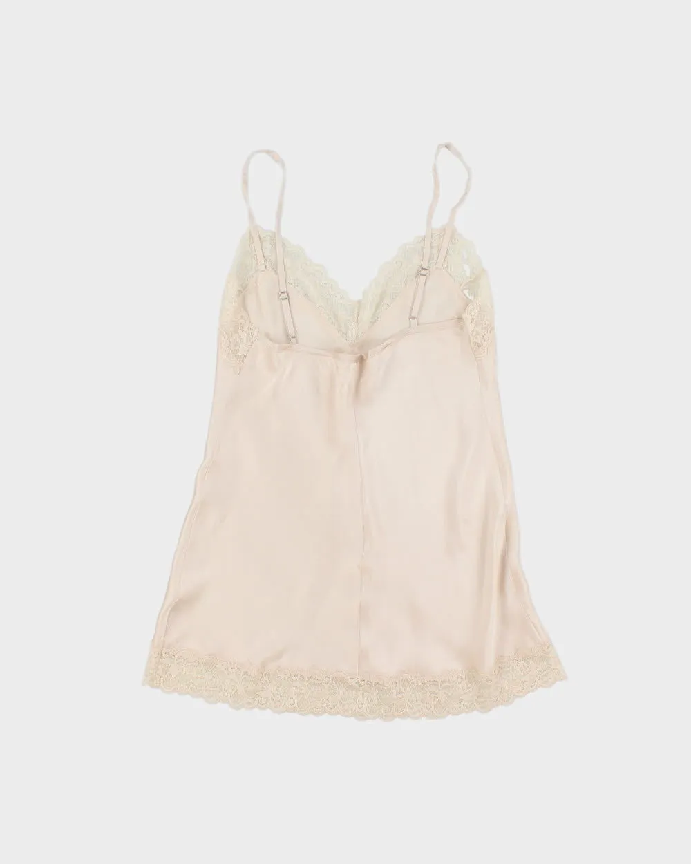 Vintage 2000s Intimissimi Lace Trim Satin Cami Top - S sold by Rokit product image thumbnail 2