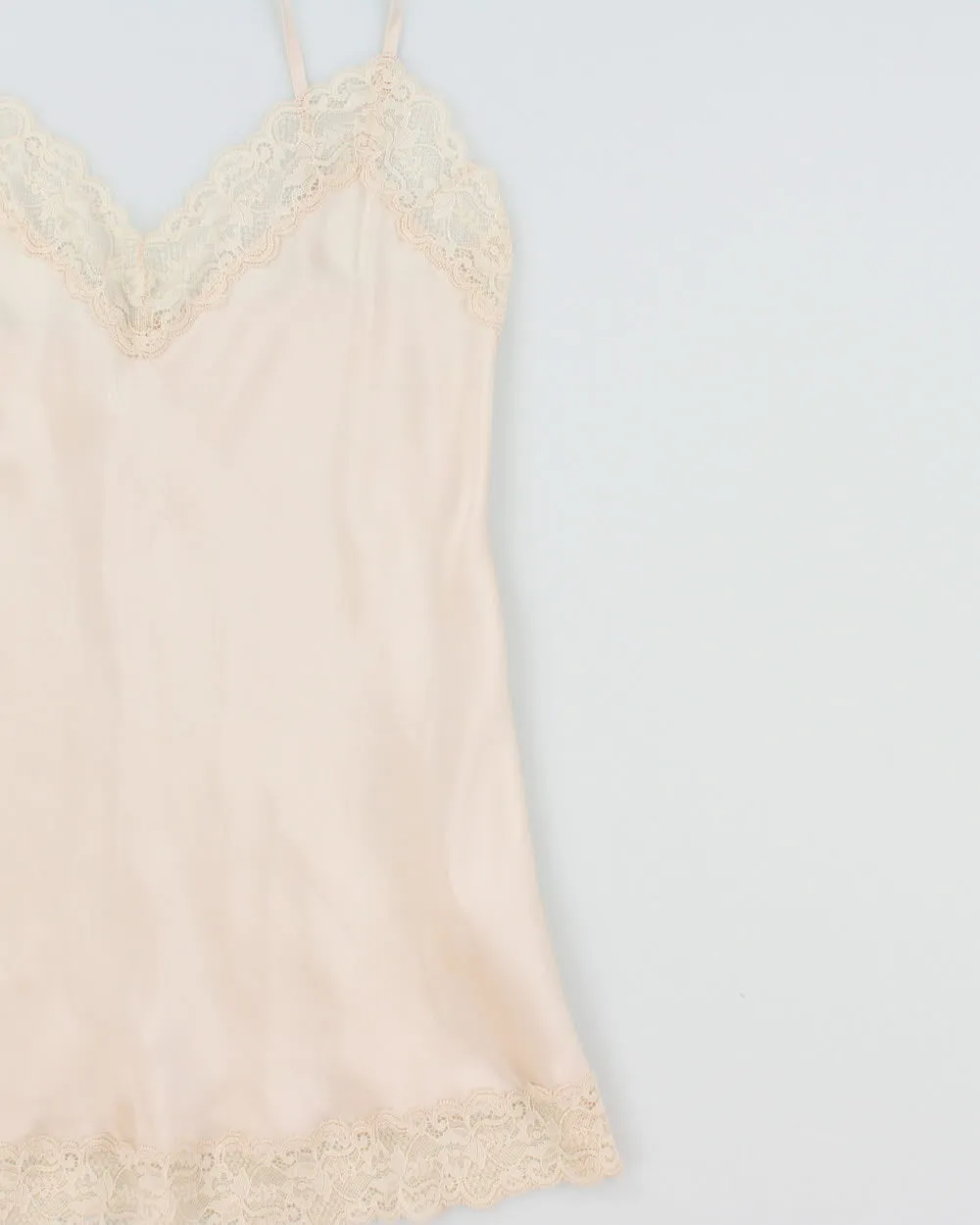 Vintage 2000s Intimissimi Lace Trim Satin Cami Top - S sold by Rokit product image thumbnail 3