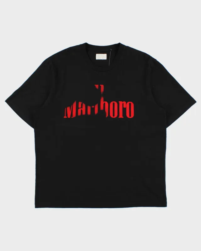 ORO 'Marlboro' Heavyweight Made In Italy Logo Crewneck T-Shirt - XL made by Rokit