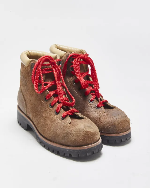 DS Vintage Canada West Shoe Women's Brown Nubuck Vibram Hiking Boots - UK4 made by Rokit