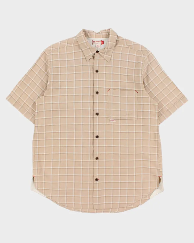 Vintage Y2K 2000s Guess Checked Short Sleeve Shirt - L made by Guess