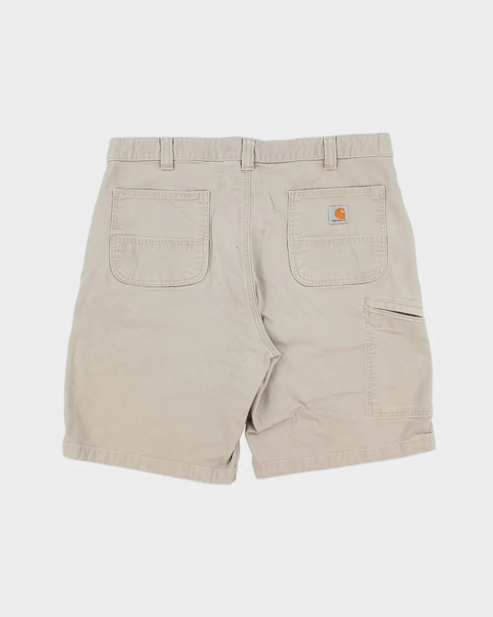Vintage Carhartt Desert Khaki Rugged Flex Relaxed Fit Canvas Work Shorts - W38 sold by Rokit product image thumbnail 2