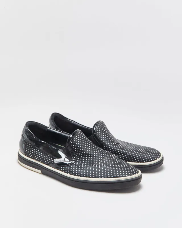 Jimmy Choo Diamond Polka Dot Slip-On 'Grove' Trainers - UK7.5 made by Jimmy Choo
