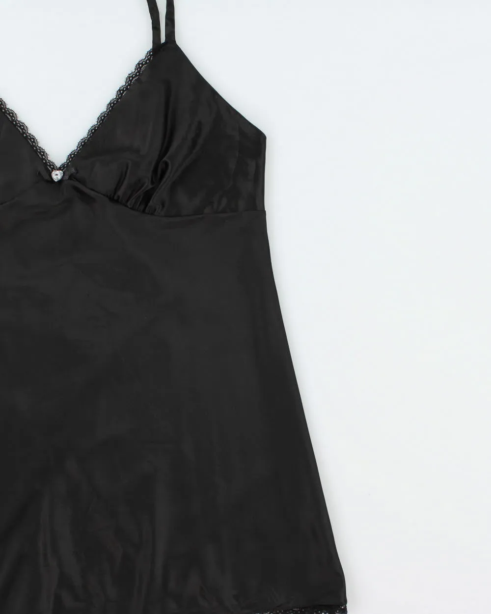 Vintage Y2K 2000s La Vie En Rose Satin Open Back Cami Top - L sold by Rokit product image thumbnail 3