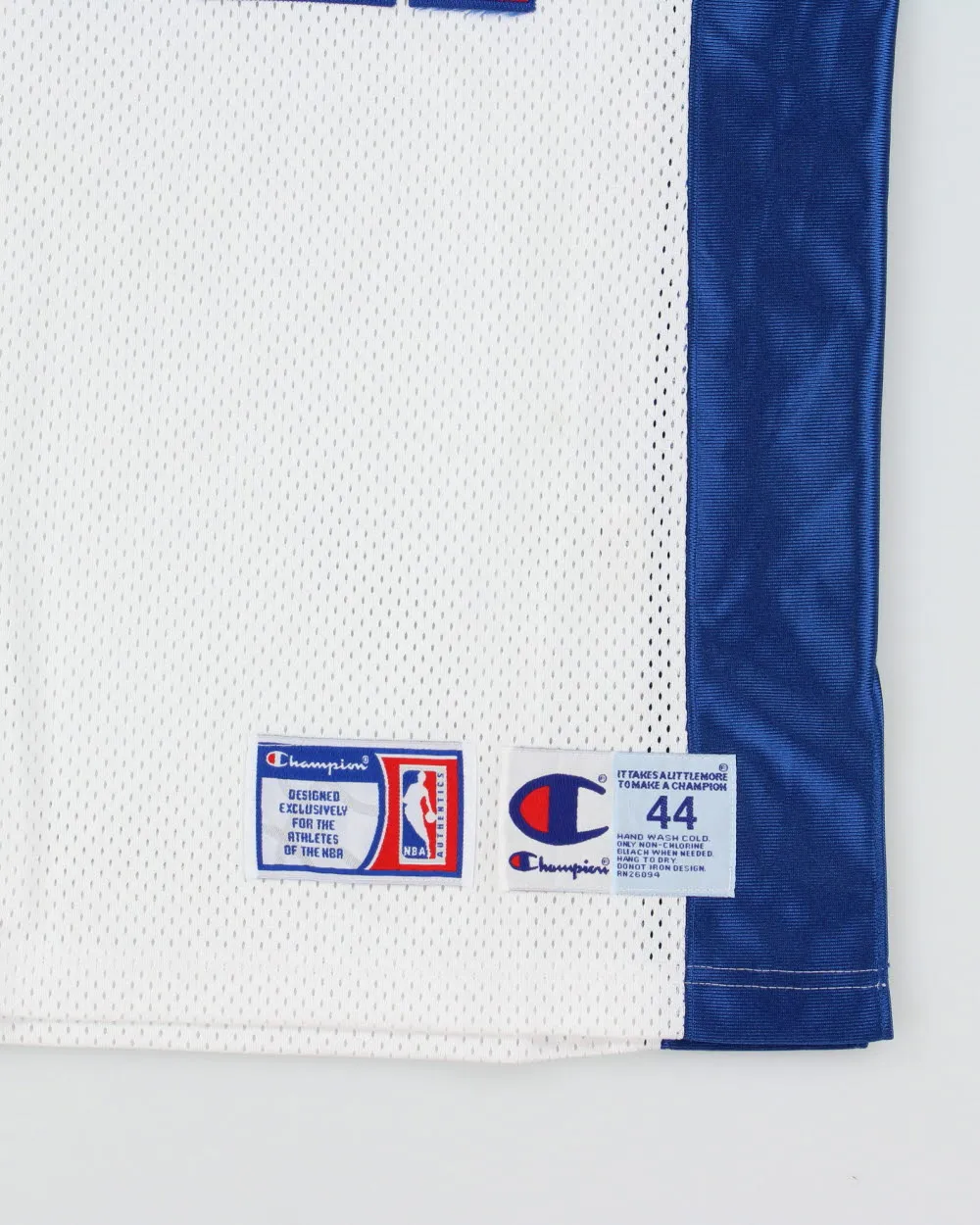 Vintage 2000-01 Champion LA Clippers Darius Miles #21 NBA Stitched Mesh Home Jersey - L sold by Rokit product image thumbnail 5