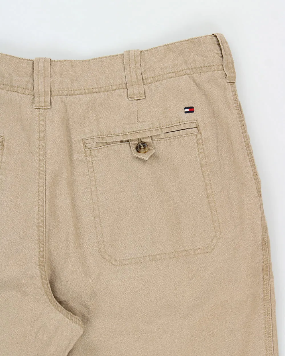 Vintage Tommy Hilfiger Relaxed Fit Linen Blend Trousers - W34 L30 sold by Rokit product image thumbnail 4
