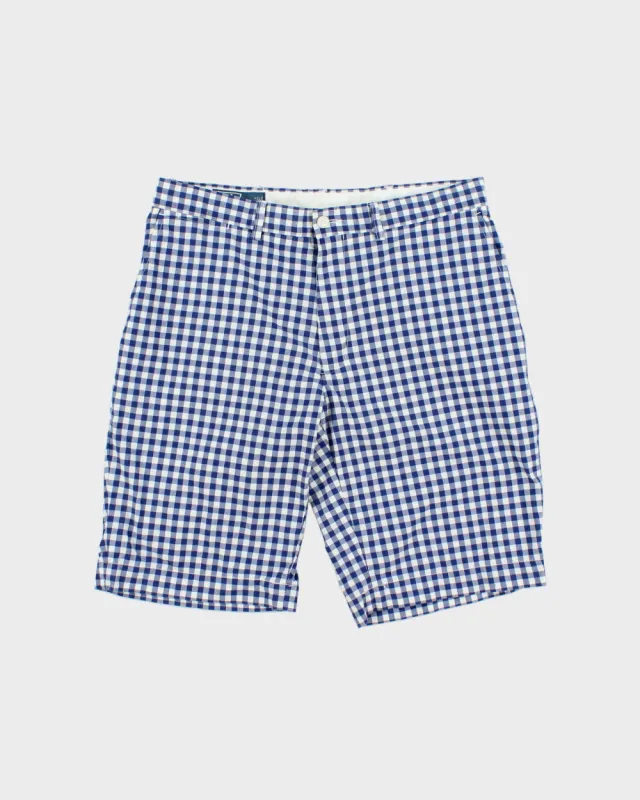 Vintage 1990s Ralph Lauren Cotton Checked Shorts - W34 made by Ralph Lauren