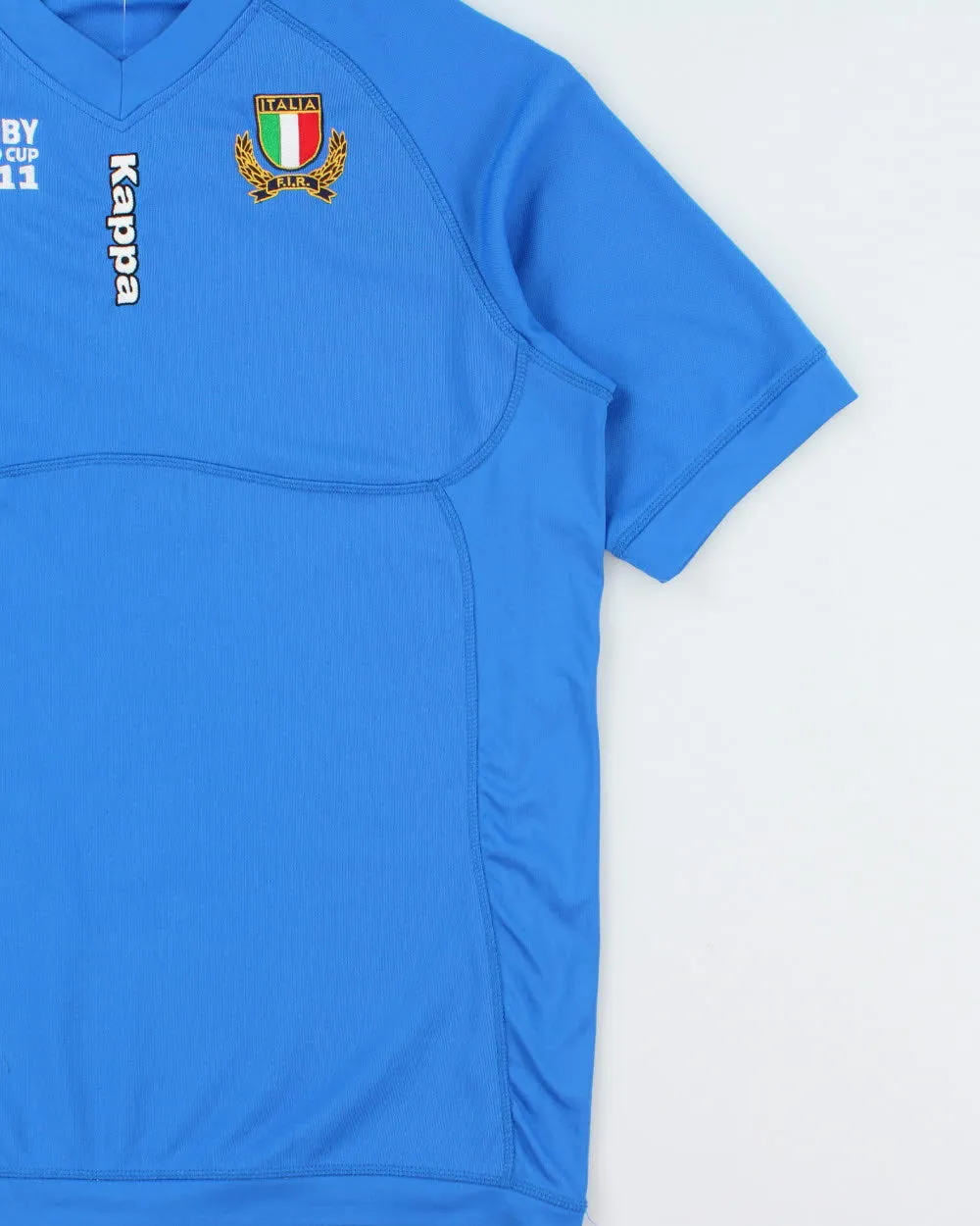 Vintage Kappa Italy Rugby 2011 World Cup Short Sleeve Home Shirt - L sold by Rokit product image thumbnail 3