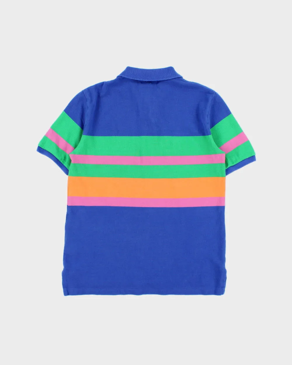 Vintage Polo Ralph Lauren Women's Striped Short Sleeve Polo Shirt - L sold by Rokit product image thumbnail 2