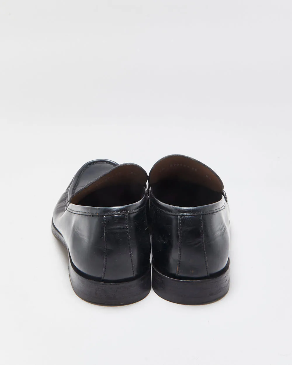 Salvatore Ferragamo Black Gancini Leather Buckle Loafers - UK7.5 sold by Rokit product image thumbnail 4