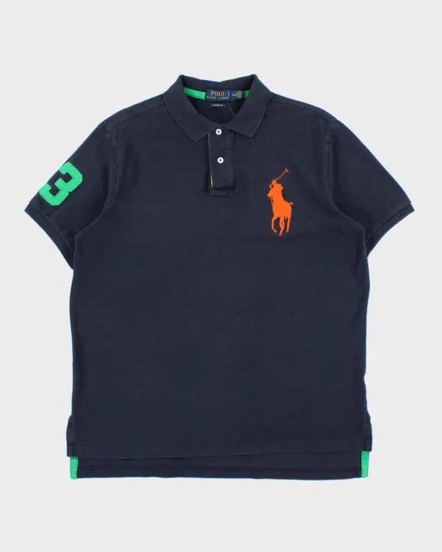 Vintage Polo Ralph Lauren Big Pony Custom Fit Short Sleeve Polo Shirt - L made by Ralph Lauren