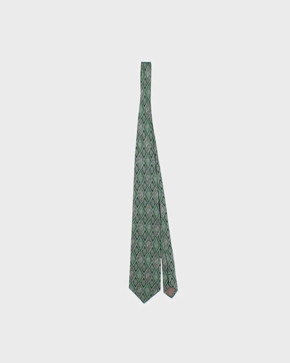 Vintage 1990s Kenzo Diamond Paisley Silk Tie sold by Rokit