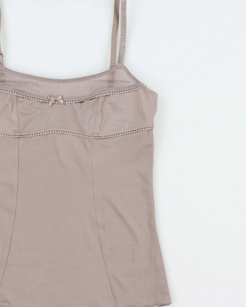 Vintage Y2K 2000s Benetton Slinky Mesh Back Cami Top - S sold by Rokit product image thumbnail 3