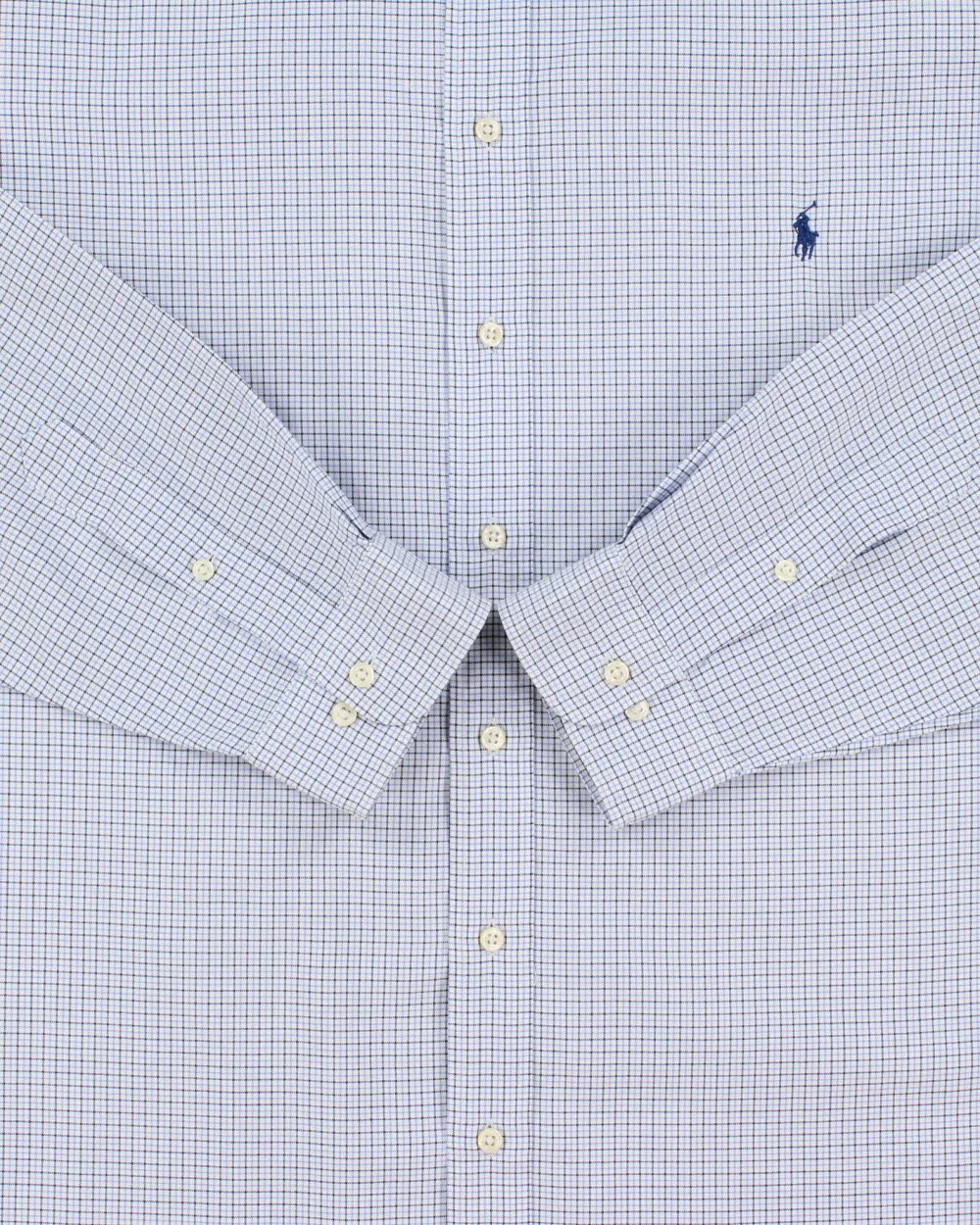 Vintage 1990s Ralph Lauren Classic Fit Checked Long Sleeve Shirt - XXL sold by Rokit product image thumbnail 4