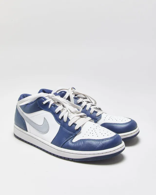 2021 Nike Air Jordan 1 Low 'Wolf Grey/Midnight Navy' Trainers - UK9 made by Jordan
