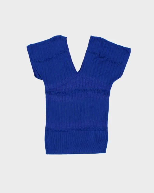 Vintage Y2K 2000s Armani Exchange Fine Knit Silk Blend Top - S made by Giorgio Armani