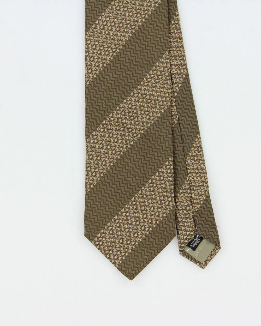 Vintage 1990s Giorgio Armani Striped Patterned Silk Tie sold by Rokit product image thumbnail 2