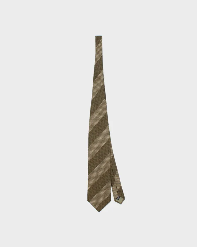 Vintage 1990s Giorgio Armani Striped Patterned Silk Tie made by Giorgio Armani
