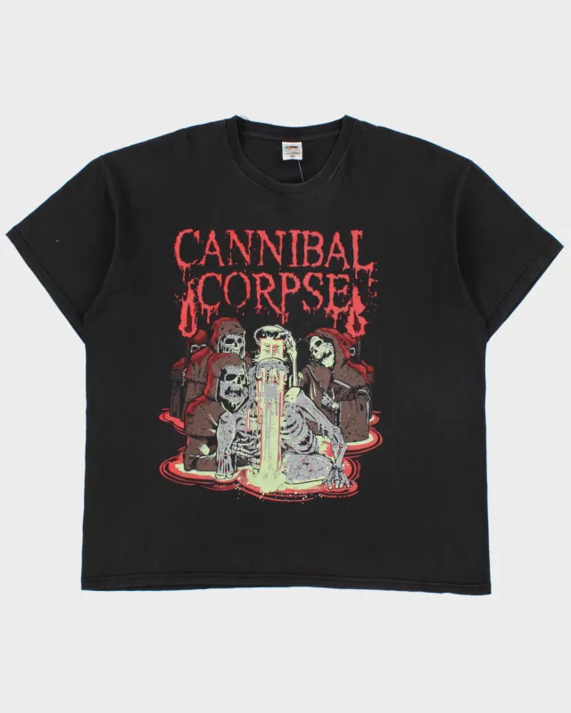 Vintage 2003 Cannibal Corpse Acid Tour Valueweight Death Metal Crewneck T-Shirt - XXL made by Fruit of the Loom