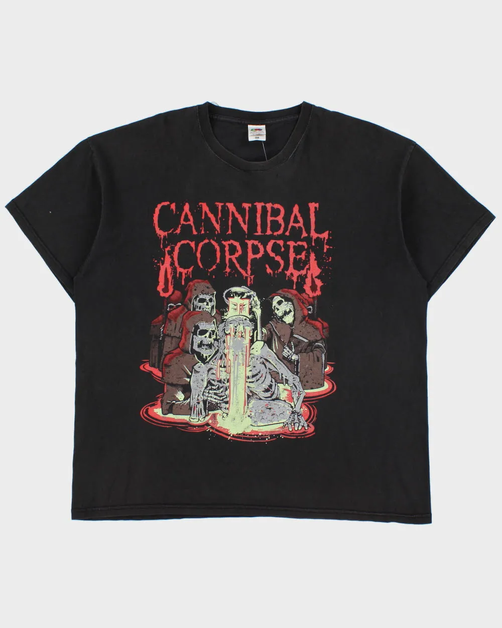 Vintage 2003 Cannibal Corpse Acid Tour Valueweight Death Metal Crewneck T-Shirt - XXL sold by Rokit