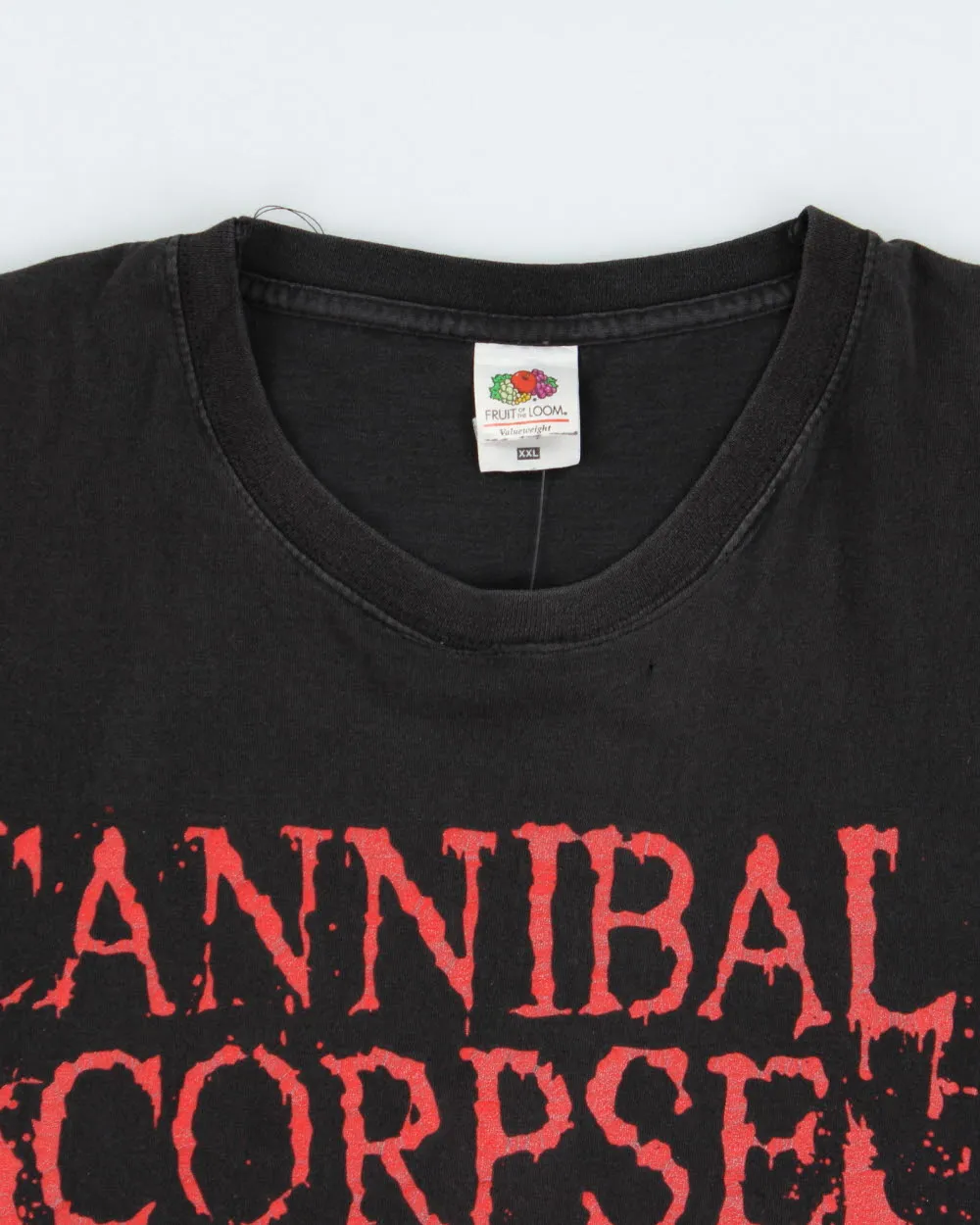 Vintage 2003 Cannibal Corpse Acid Tour Valueweight Death Metal Crewneck T-Shirt - XXL sold by Rokit product image thumbnail 5
