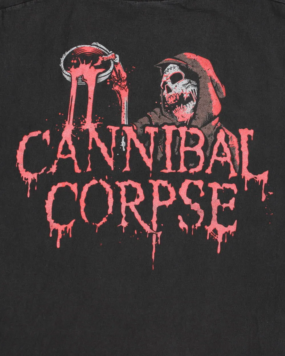 Vintage 2003 Cannibal Corpse Acid Tour Valueweight Death Metal Crewneck T-Shirt - XXL sold by Rokit product image thumbnail 4