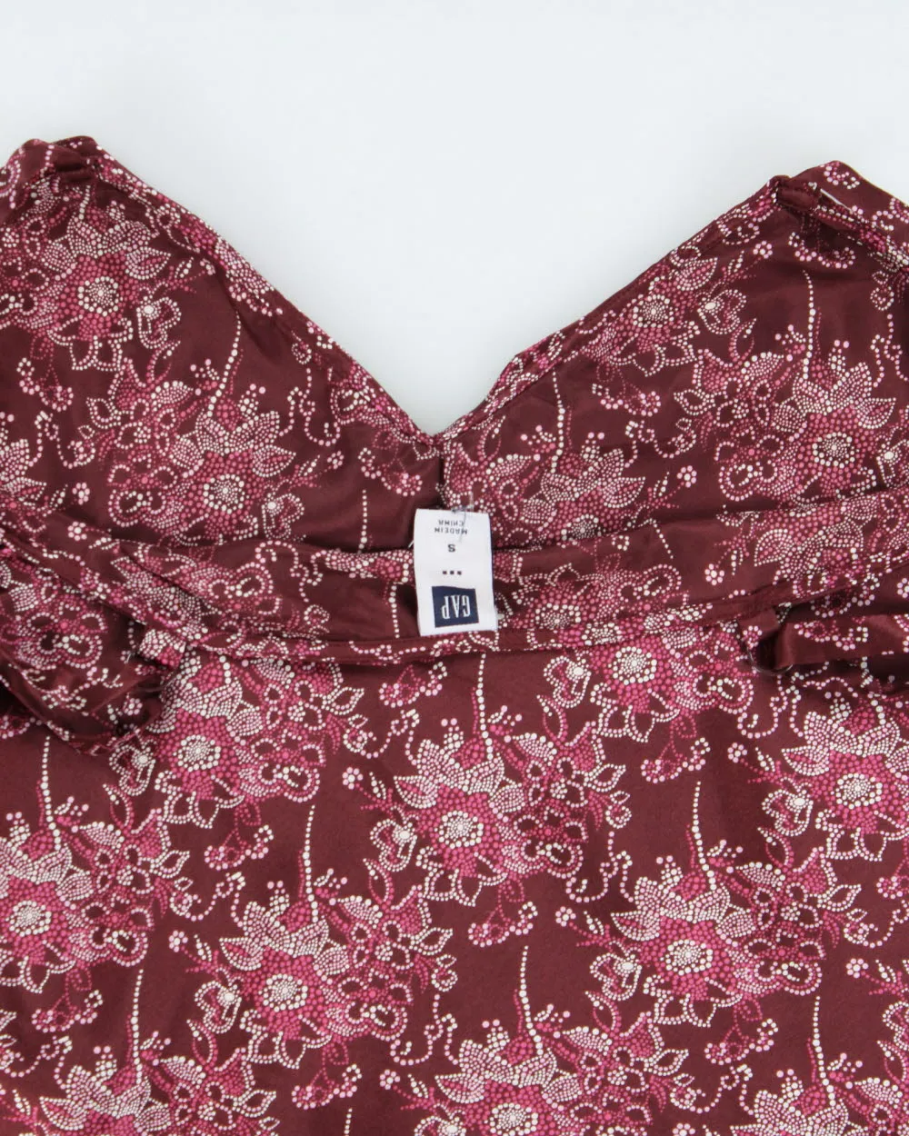 Vintage 2000s Gap Satin Wrap Cami Top - S sold by Rokit product image thumbnail 5