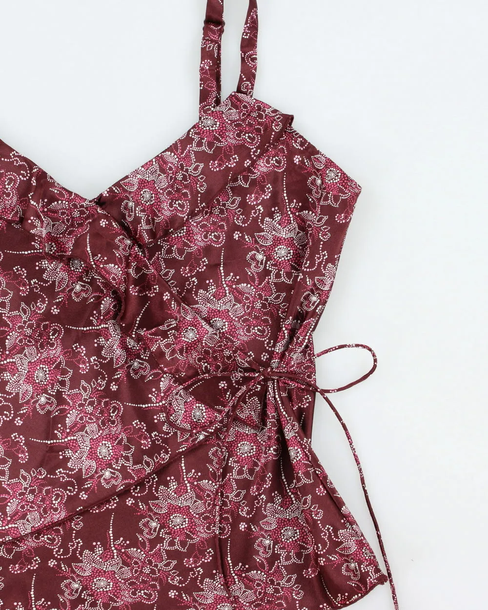 Vintage 2000s Gap Satin Wrap Cami Top - S sold by Rokit product image thumbnail 3