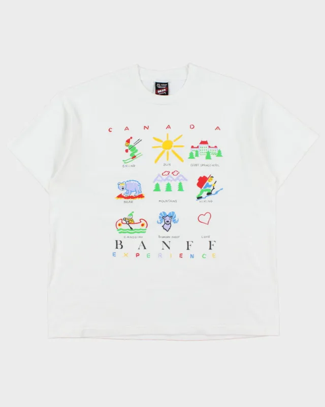 Vintage Early 1990s BANFF Canada Heavyweight Single Stitch Made In Canada Crewneck T-Shirt - XL made by Rokit
