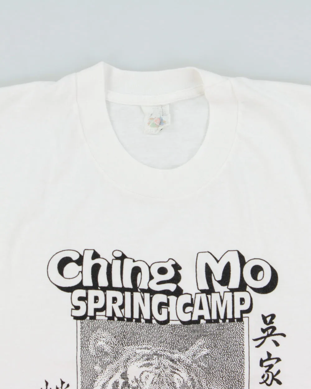 Vintage 1993 Ching Mo Summer Camp Sasamat Lake Heavyweight Made In Canada Single Stitch Crewneck T-Shirt - L sold by Rokit product image thumbnail 5