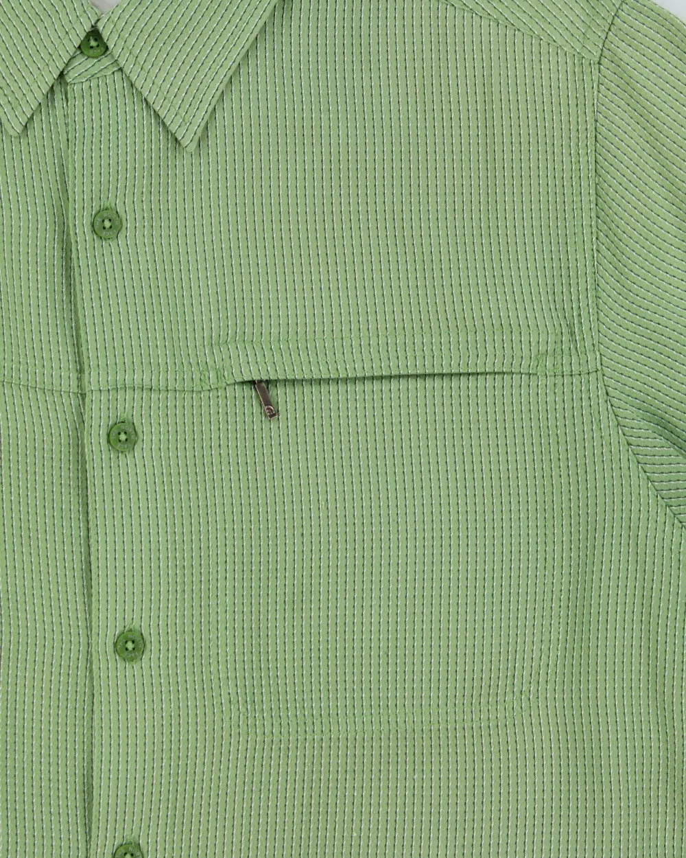 Vintage Y2K 00s The North Face Striped Short Sleeve Technical Shirt - M sold by Rokit product image thumbnail 4