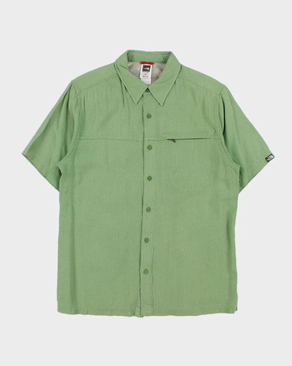 Vintage Y2K 00s The North Face Striped Short Sleeve Technical Shirt - M sold by Rokit