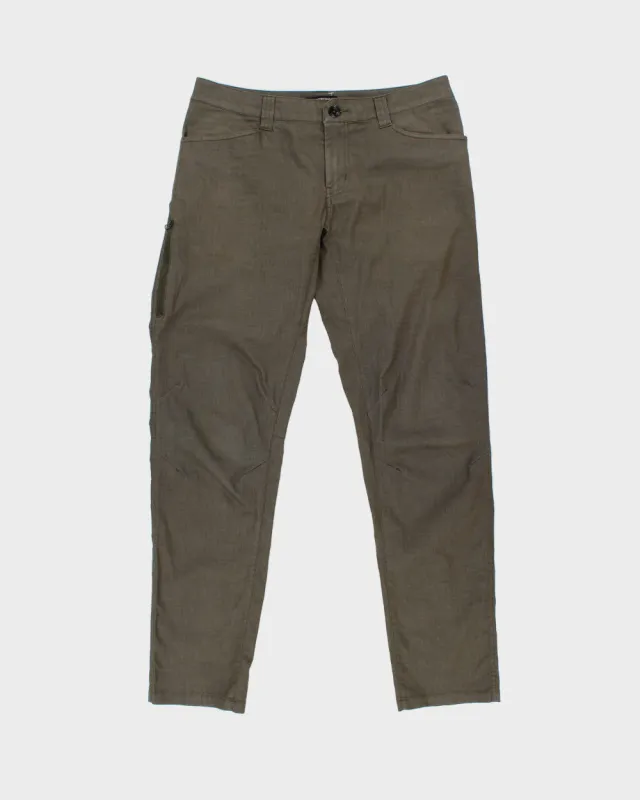 Vintage Arc'teryx A2B Commuter Khaki Smart Cyclist Trousers - W34 L31 made by Arc'teryx