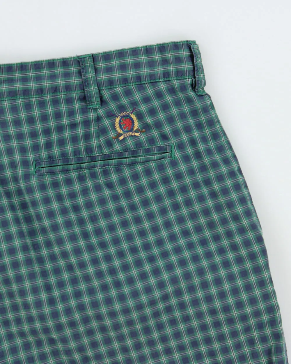 Vintage 1990s Tommy Hilfiger Golf Cotton Checked Shorts - W35 sold by Rokit product image thumbnail 4