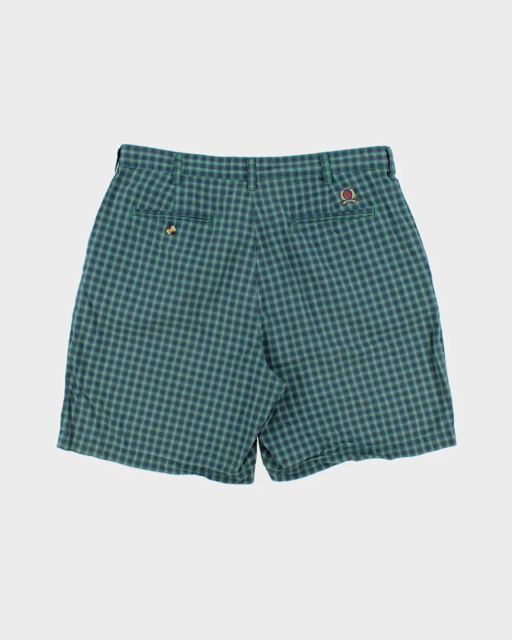 Vintage 1990s Tommy Hilfiger Golf Cotton Checked Shorts - W35 sold by Rokit product image thumbnail 2