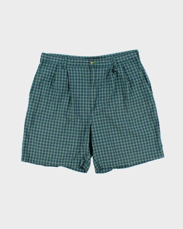 Vintage 1990s Tommy Hilfiger Golf Cotton Checked Shorts - W35 made by Tommy Hilfiger