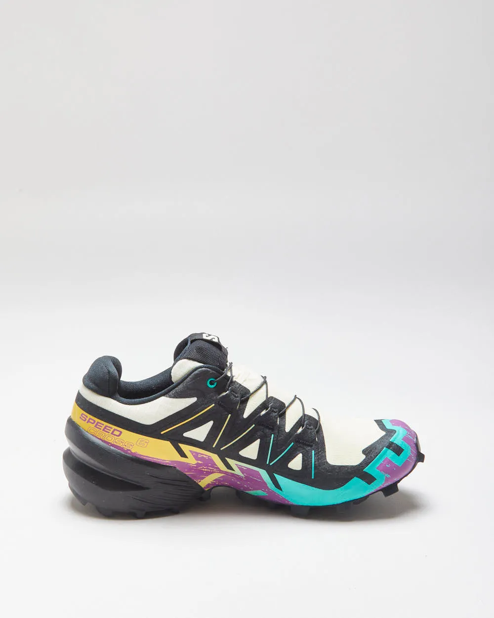 DS 2025 Salomon SPEEDCROSS 6 Gore-Tex Waterfall/Yellow/Black Women's Trail Running Trainers - UK5.5 sold by Rokit product image thumbnail 2