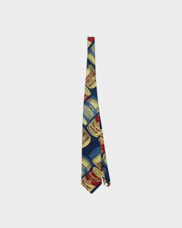 Vintage 1990s Le Marquis Soup & Condiments Tie made by Rokit