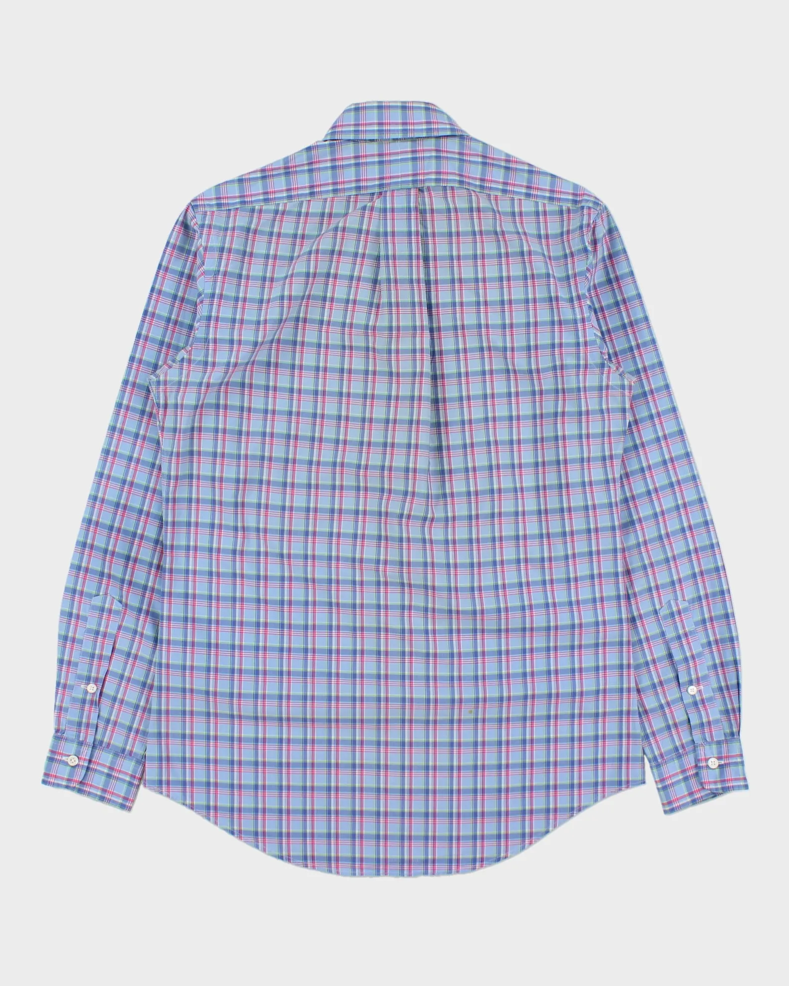 Vintage Y2K 00s Polo Ralph Lauren Plaid Custom Fit Long Sleeve Shirt - S sold by Rokit product image thumbnail 2