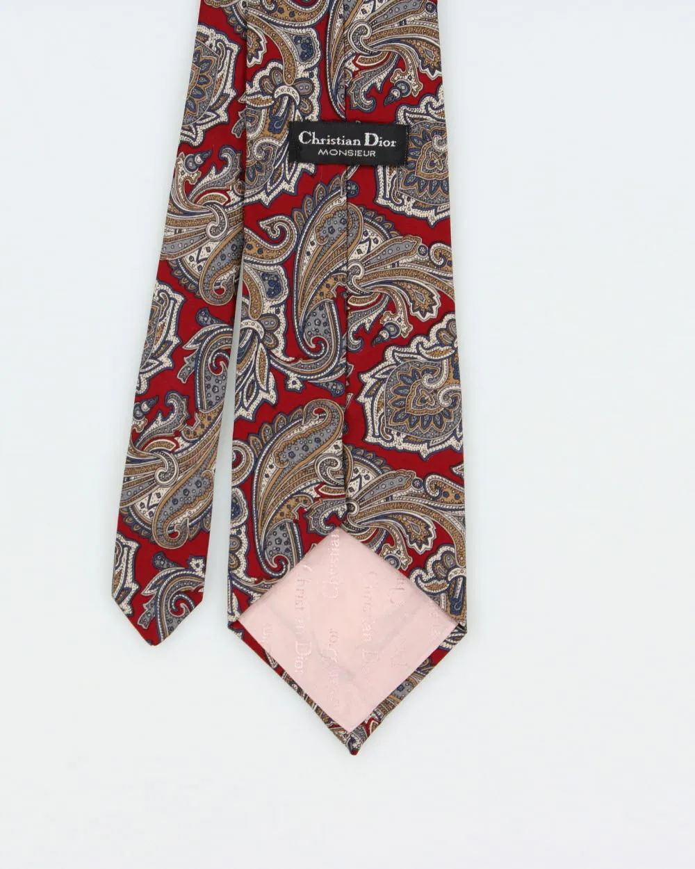Vintage 1980s Christian Dior Paisley Silk Tie sold by Rokit product image thumbnail 3