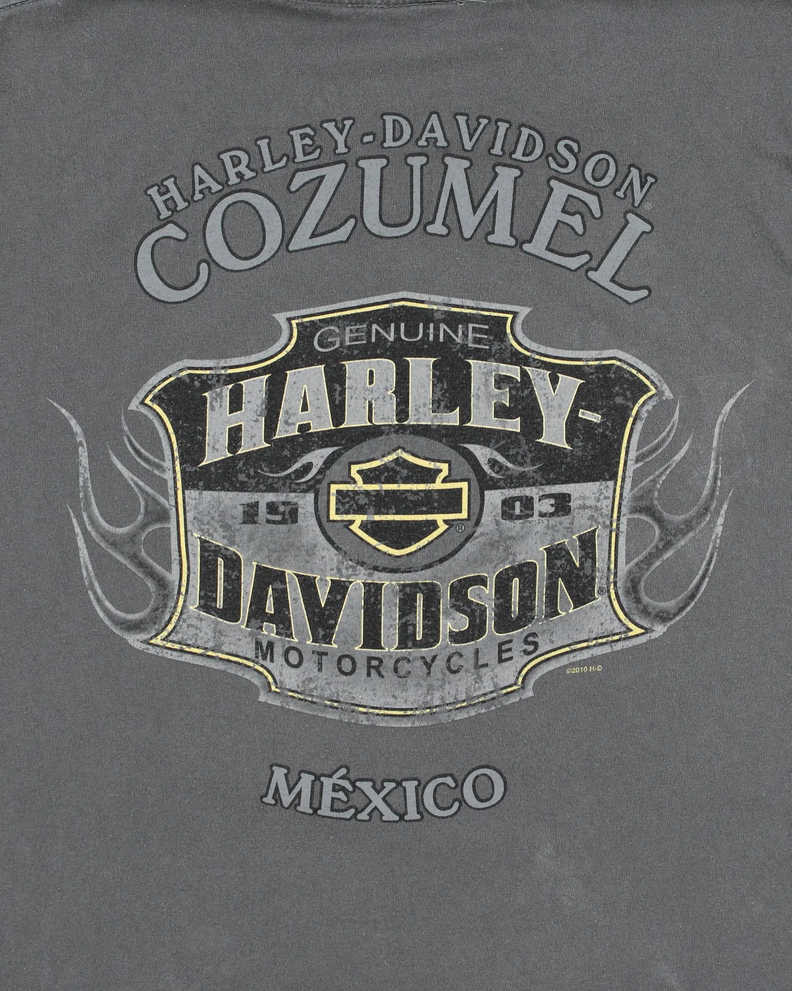 Vintage Harley Davidson Cozumel Mexico Heavyweight Ride Forever Crewneck T-Shirt - L sold by Rokit product image thumbnail 4