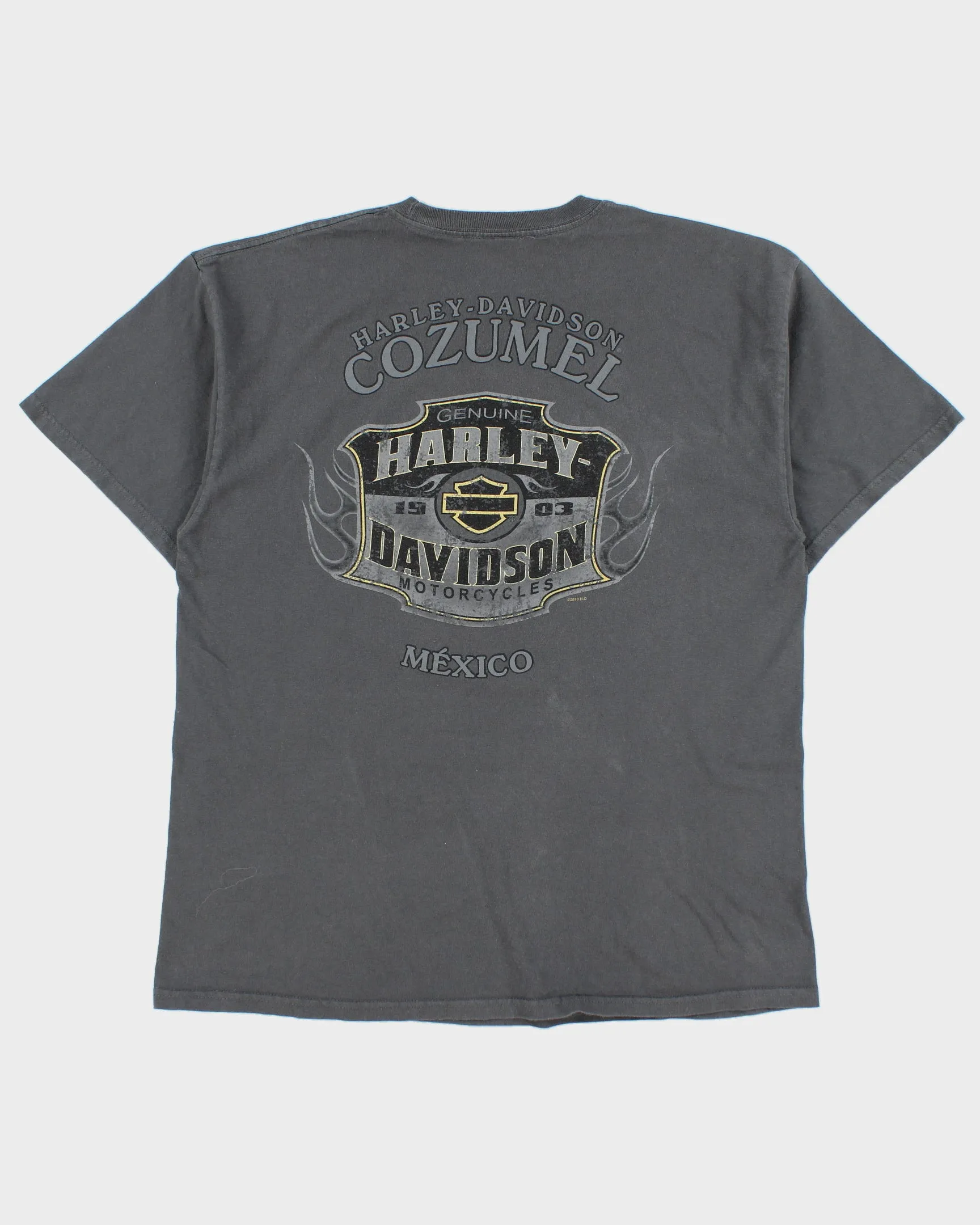 Vintage Harley Davidson Cozumel Mexico Heavyweight Ride Forever Crewneck T-Shirt - L sold by Rokit product image thumbnail 2