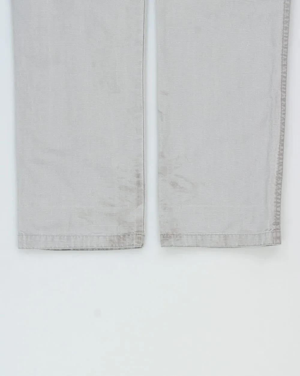 Vintage Oakley Pale Grey Canvas Regular Fit Straight Leg Cargo Trousers - W32 L32 sold by Rokit product image thumbnail 5