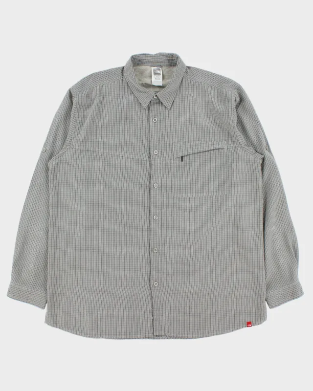 Vintage 2010s The North Face Oversized Checked Long Sleeve Shirt - XL made by The North Face